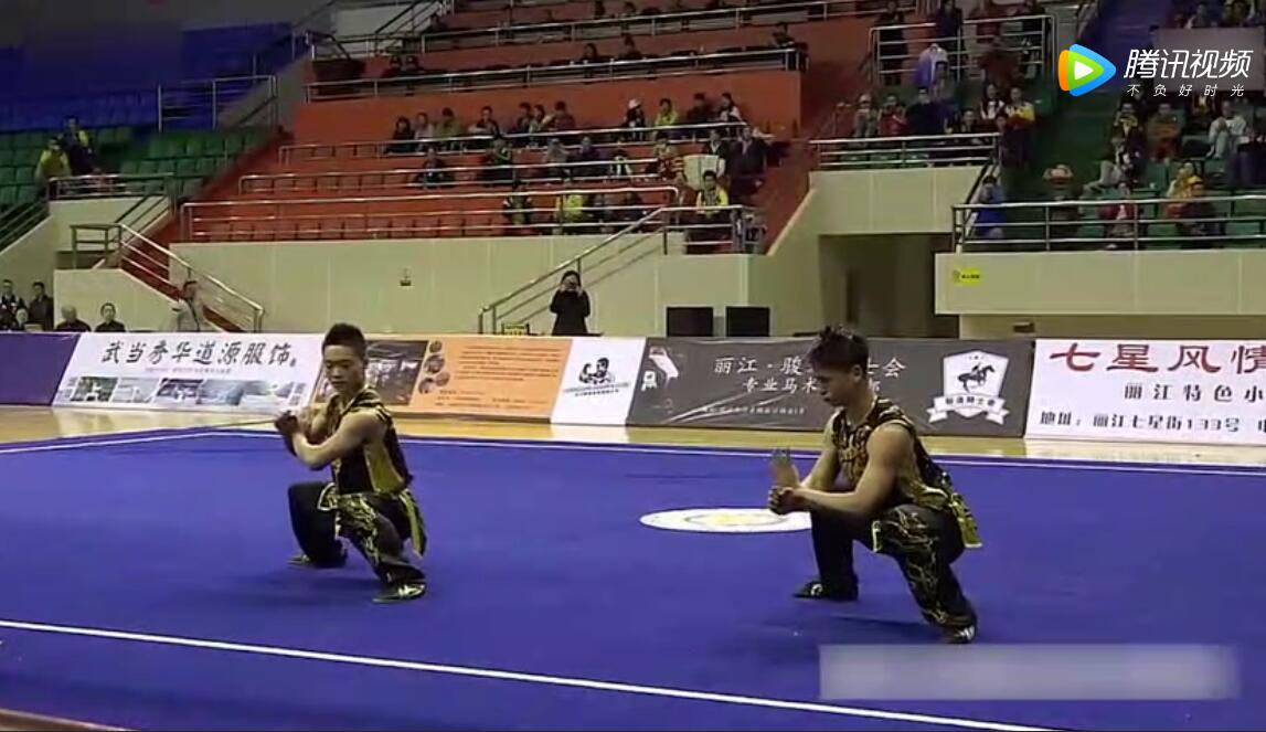 全国武术套路冠军赛 双人南拳 006 武振波 巩鑫杰